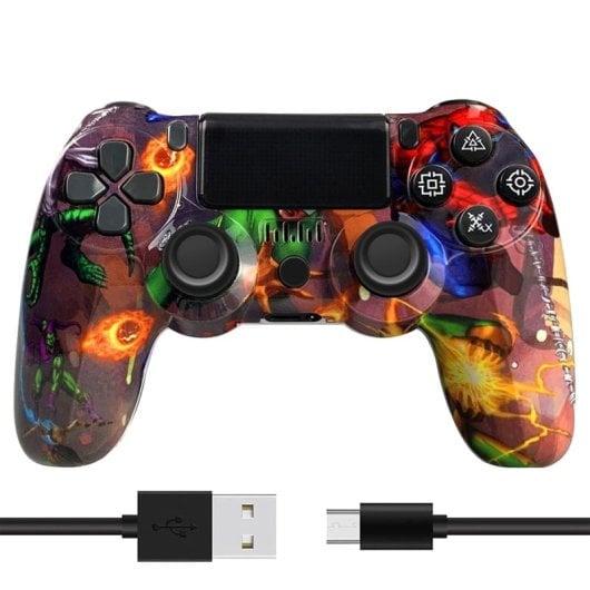 Kinsi P4YXSB Gamepad Compatible con PS4 Hulk