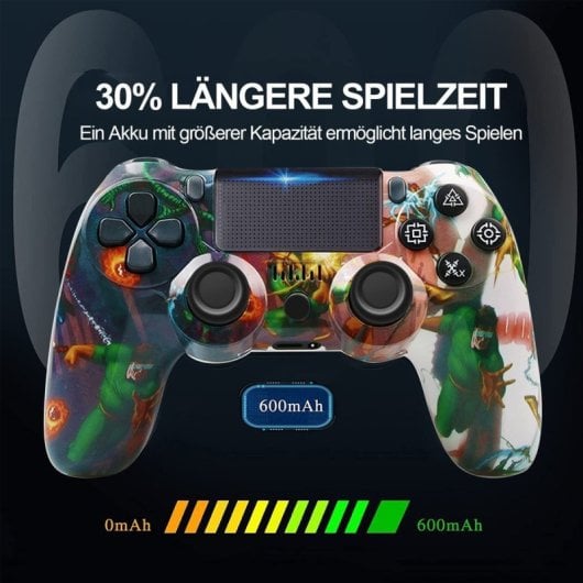 Kinsi P4YXSB Gamepad Compatible con PS4 Hulk