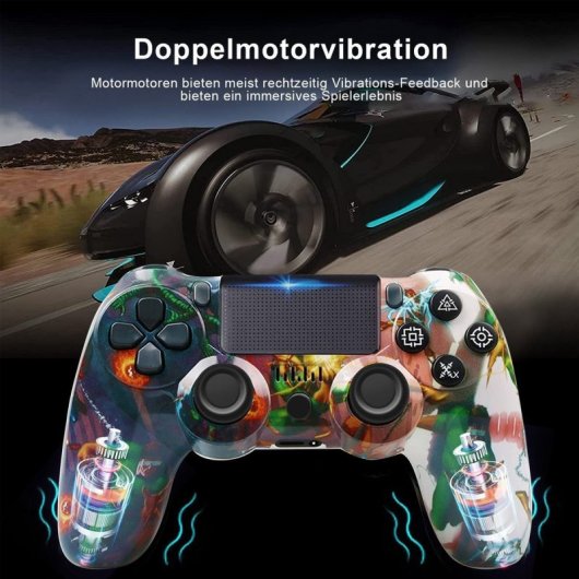 Kinsi P4YXSB Gamepad Compatible con PS4 Hulk
