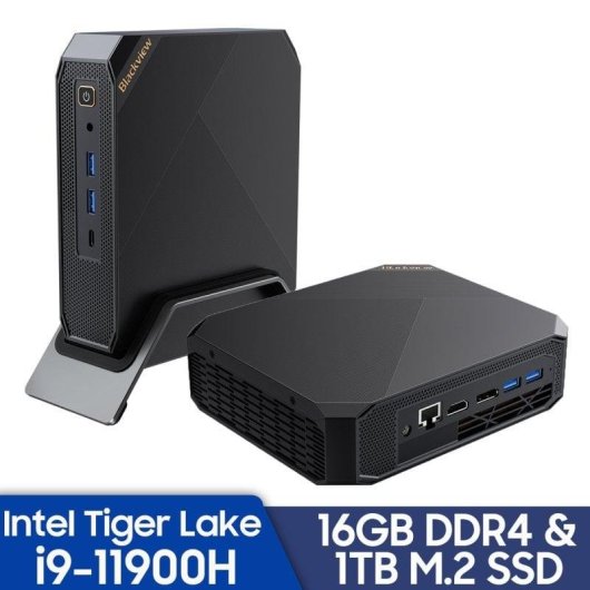 Mini PC Blackview MP200 Intel Core i9-11900H 16GB 1TB SSD UHD Graphics Windows 11 Pro