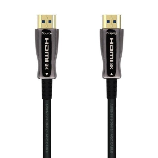 Câble HDMI Aisens A153-0518 25m 2.1 AOC 48Gbps 8K HDR Noir