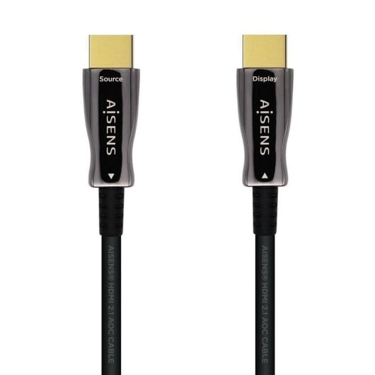 Câble HDMI Aisens A153-0518 25m 2.1 AOC 48Gbps 8K HDR Noir