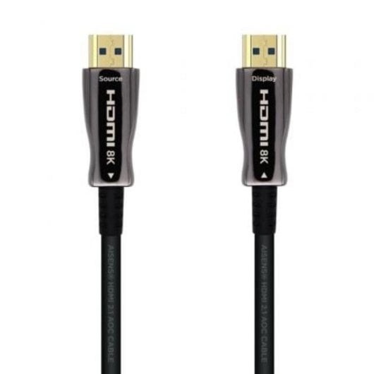 Câble HDMI Aisens A153-0518 25m 2.1 AOC 48Gbps 8K HDR Noir