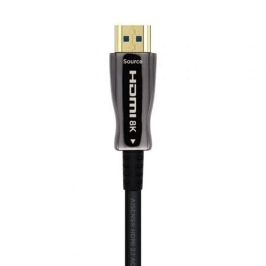 Câble HDMI Aisens A153-0518 25m 2.1 AOC 48Gbps 8K HDR Noir