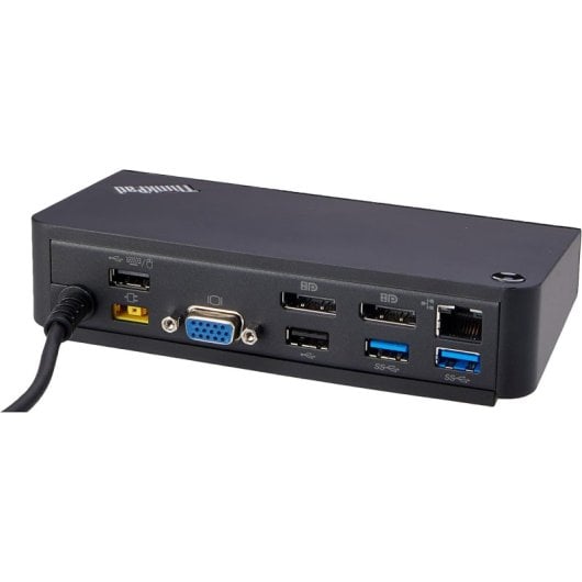 Lenovo 40A40090EU replicatore di porte e docking station per laptop Cablato USB 3.2 Gen 1 (3.1 Gen 1) Type-A Nero
