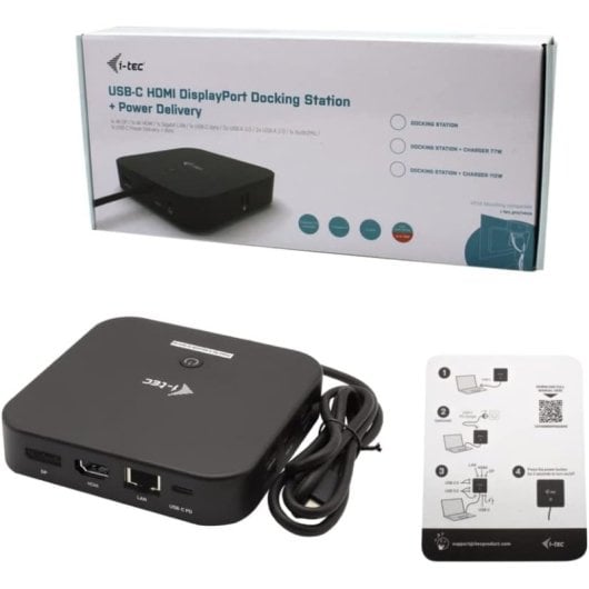 I-tec USB-C HDMI DP Dockingstation mit Stromversorgung 100 W