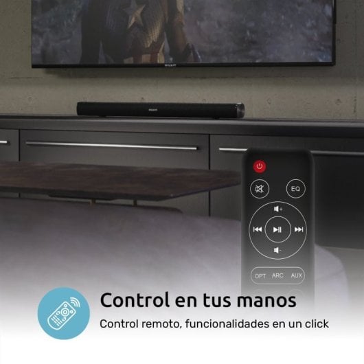 Nilait Prisma NI-55UB7001S 55" LED + Harmony Sound bar Barra de Sonido Bluetooth 2.0 30W