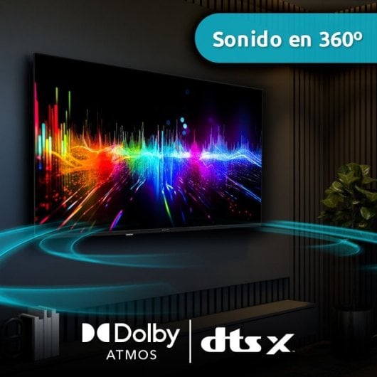 Nilait Prisma NI-55UB7001S 55" LED + Harmony Sound bar Barra de Sonido Bluetooth 2.0 30W