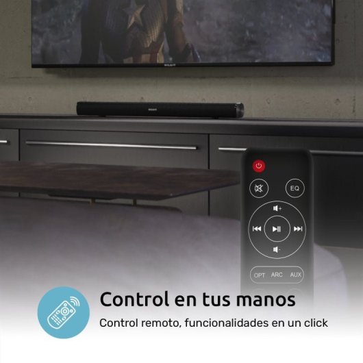 Nilait Prisma NI-50UB7001S 50" LED + Regalo Harmony Sound bar Barra de Sonido Bluetooth 2.0 30W