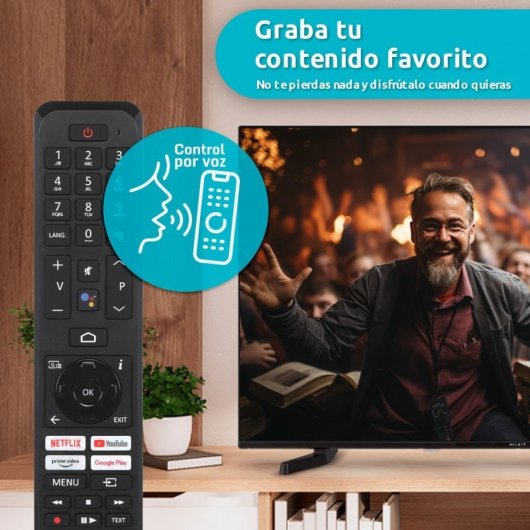 Nilait Prisma NI-50UB7001S 50" LED + Regalo Harmony Sound bar Barra de Sonido Bluetooth 2.0 30W