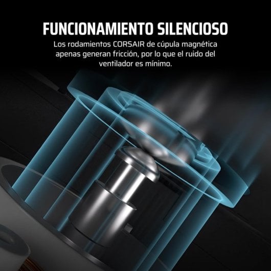 Corsair PWM iCUE LINK LX140 RGB Expansión de Ventilador Único 140 mm Negro