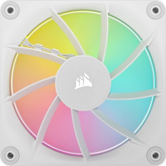 CORSAIR LX RGB-Serie, iCUE LINK LX120 RGB Weiß, 120-mm-RGB-Lüfter, Einzellüfter