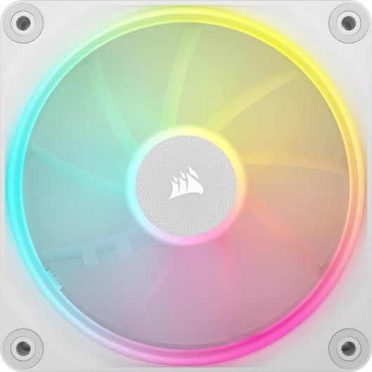CORSAIR LX RGB-Serie, iCUE LINK LX120 RGB Weiß, 120-mm-RGB-Lüfter, Einzellüfter