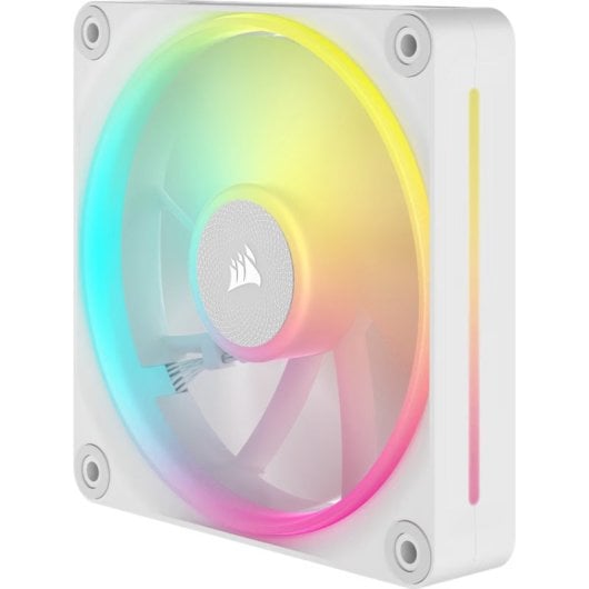 CORSAIR LX RGB-Serie, iCUE LINK LX120 RGB Weiß, 120-mm-RGB-Lüfter, Einzellüfter