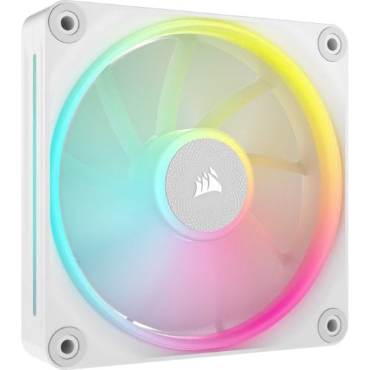 CORSAIR LX RGB-Serie, iCUE LINK LX120 RGB Weiß, 120-mm-RGB-Lüfter, Einzellüfter