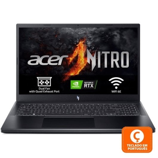 Acer Nitro V15 ANV15-51 Intel Core i5-13420H/16GB/512GB SSD/RTX 4050/15.6" (PT)