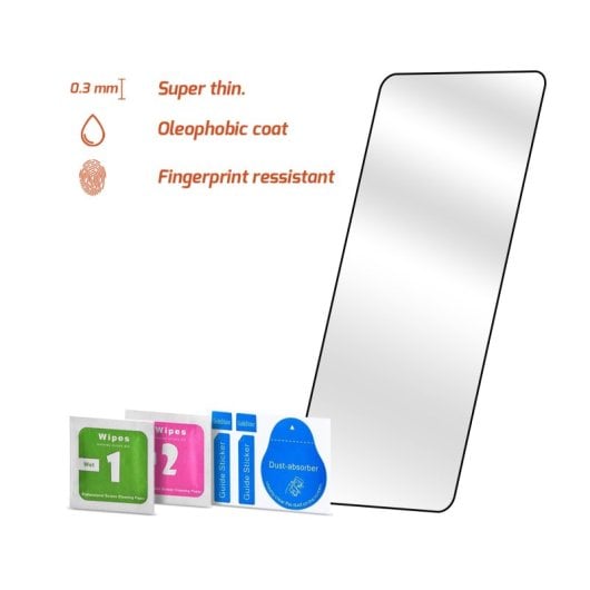 Protecteur en verre trempé 3D PcCom Essential pour OPPO Reno11 F 5G