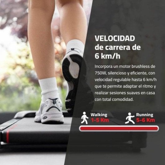 FITFIU Fitness MC-60 Cinta de Correr Plegable Inclinación Manual Vel. Máx. 6km/h