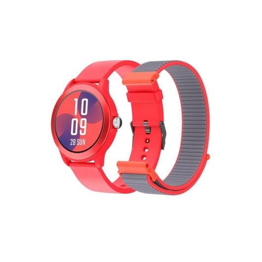 SPC Smartee Duo Vivo Bluetooth 42mm IPS Rouge Taille Unique IP68 SpO2 Pulsomètre