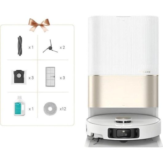 Aspirador Robô com Mopa Dreame X40 Ultra Complete Com Esvaziamento Automatico Navegação IA 12.000 Pa