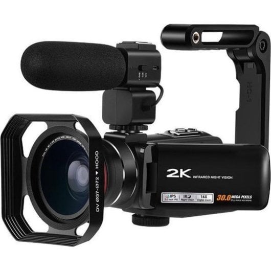 Lipa HDV Z63 Cámara de Vídeo FullHD 8MP Negra