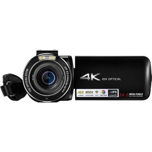 Lipa AD-C7 Cámara de Vídeo UltraHD 4K Negra