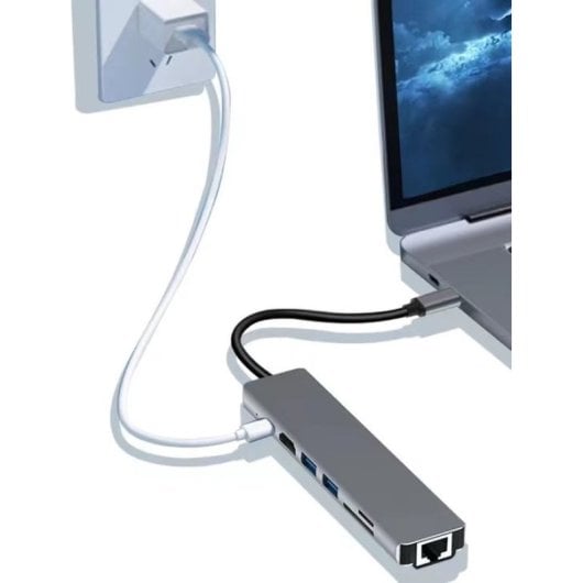 Lipa S8 Dockstation USB-C Grau