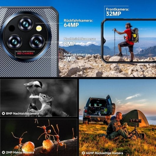 Oukitel WP35 5G 8/256GB Naranja Libre