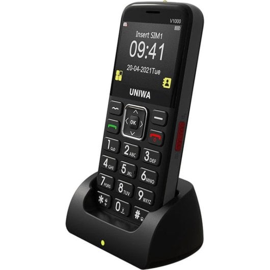 Lipa Uniwa V1000 Seniorentelefon 4G Schwarz