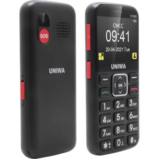 Lipa Uniwa V1000 Seniorentelefon 4G Schwarz