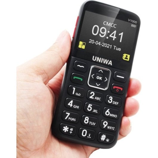Lipa Uniwa V1000 Seniorentelefon 4G Schwarz