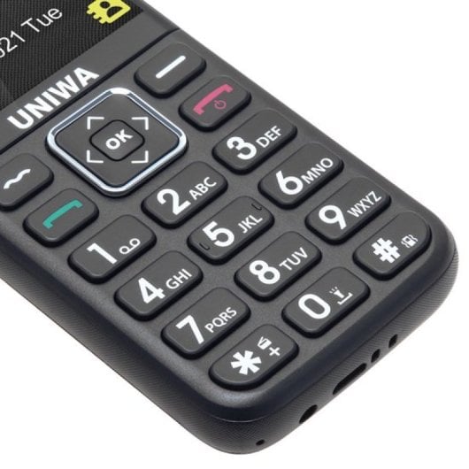 Lipa Uniwa V1000 Seniorentelefon 4G Schwarz