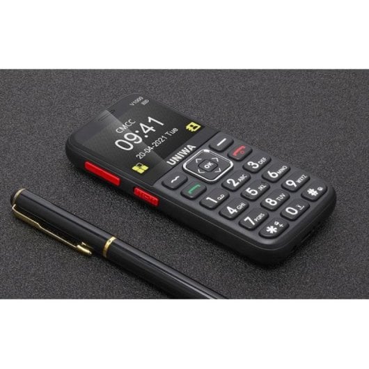 Lipa Uniwa V1000 Seniorentelefon 4G Schwarz