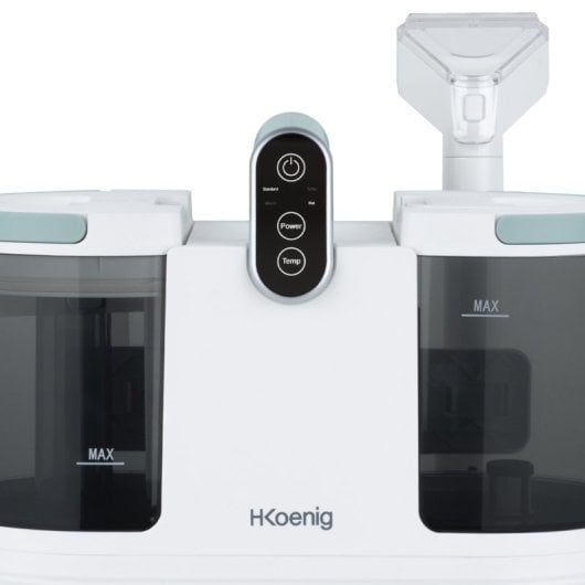 H.Koenig TWT88 Limpiador Textil con Agua Caliente 60ºC con Doble Depósito 1600ml/950ml 1200W