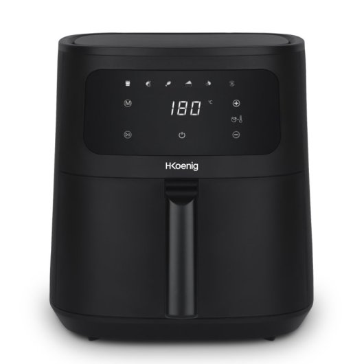 H.koenig FRY880 Freidora De Aire con 5 Programas 8L 1700W Negra