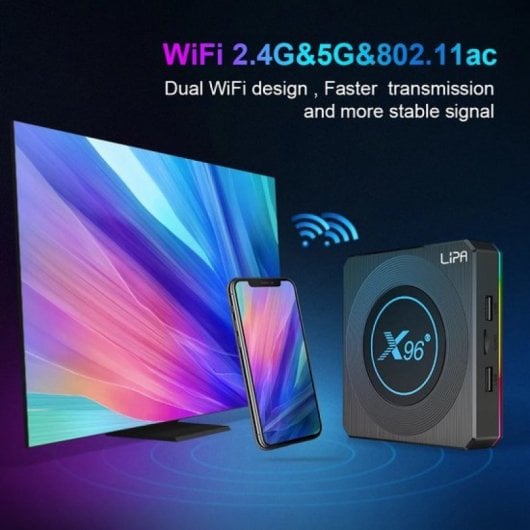 Lipa X96 X4 Android TV Box 64GB Negro