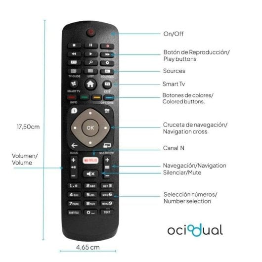 Netzwerkkabel OcioDual 81253 Cat6 5m RJ-45 zu 8-pin Terminalblock Schwarz Gelb