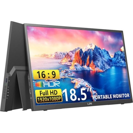Lipa HDR-80 Monitor Portátil 18.5" LED  FullHD 100 Hz
