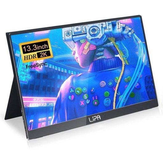 Lipa HDR-50 Monitor Portátil 13.3" LED 2K