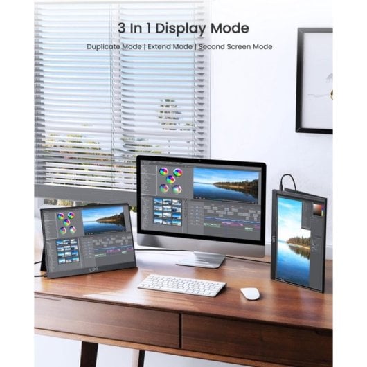 Lipa HDR-50 Monitor Portátil 13.3" LED 2K