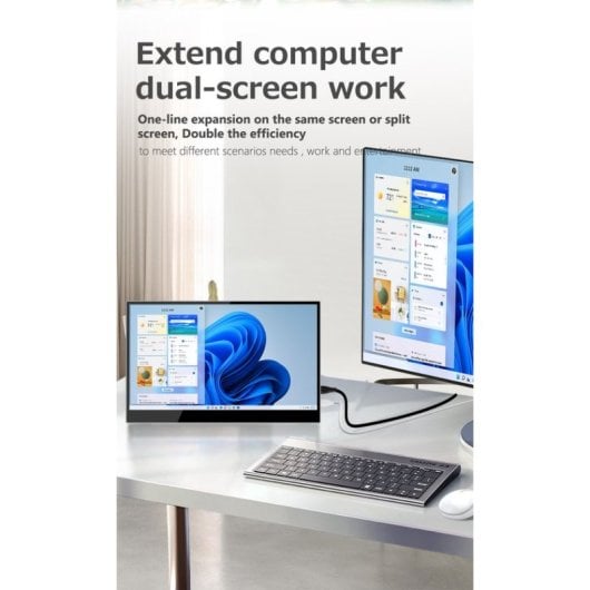 Lipa AX-60T Monitor Portátil com Painel Tátil 15.6" LED UltraHD 4K