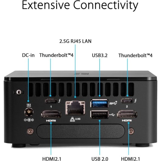 ASUS NUC 12 Pro Kit RNUC12WSHI700000I UCFF Intel Core i7-1260P