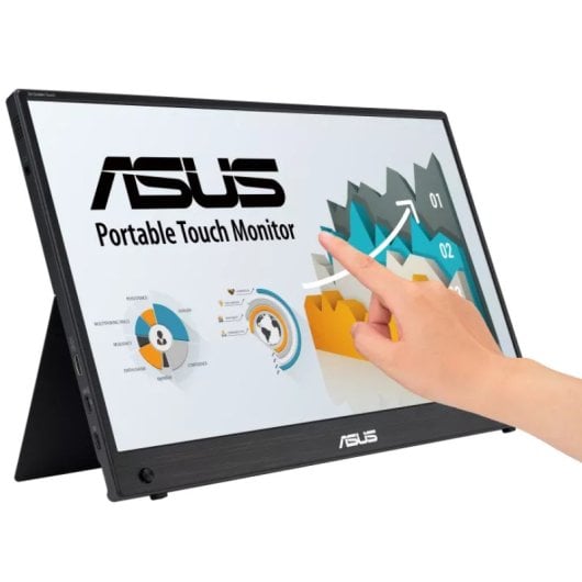 ASUS ZenScreen MB16AMTR Monitor PC 39,6 cm (15.6") 1920 x 1080 Pixel Full HD LCD Touch screen Nero