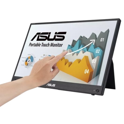 ASUS ZenScreen MB16AMTR Monitor PC 39,6 cm (15.6") 1920 x 1080 Pixel Full HD LCD Touch screen Nero