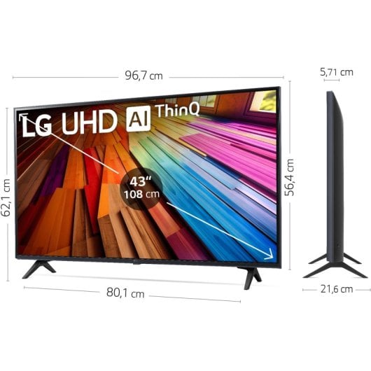 LG 43UT80006LA 43" LED UltraHD 4K HDR10