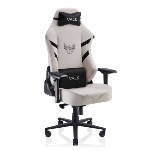 VALK Freya Silla Gaming de Tela Blanco Perla