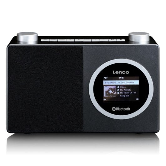 Lenco DIR-70BK Radio Internet con Pantalla en Color Bluetooth Negra