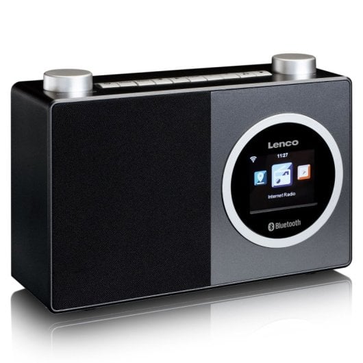 Lenco DIR-70BK Radio Internet con Pantalla en Color Bluetooth Negra