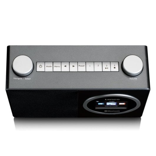 Lenco DIR-70BK Radio Internet con Pantalla en Color Bluetooth Negra