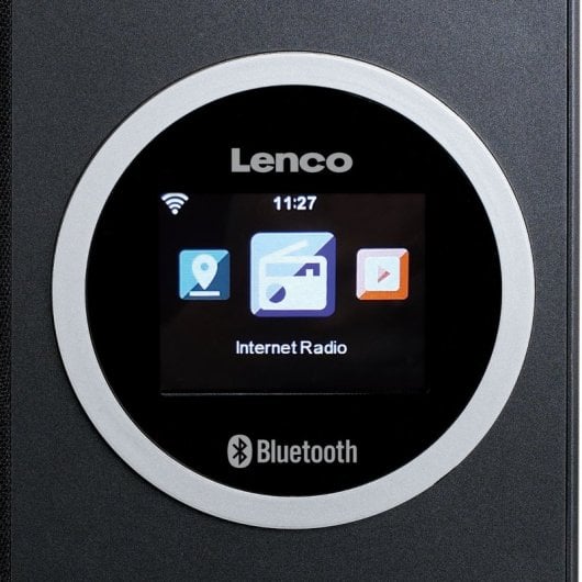 Lenco DIR-70BK Radio Internet con Pantalla en Color Bluetooth Negra